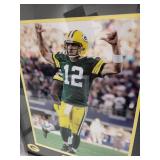 Framed Aaron Rodgers #12 Green Bay Packers Memorabilia Photo