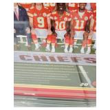 Framed Kansas City Chiefs Super Bowl Team Photo Collage