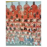 Framed Kansas City Chiefs Super Bowl Team Photo Collage