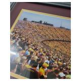 Framed Panorama TCF Bank Stadium Inaugural Game 2009 Artwork