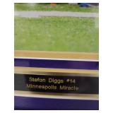 Framed Stefon Diggs #14 Minneapolis Miracle Vikings Photo