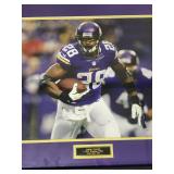 Adrian Peterson Framed NFL Rushing Titles Plaque 28x28 Inch Minnesota Vikings