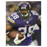 Adrian Peterson Framed NFL Rushing Titles Plaque 28x28 Inch Minnesota Vikings