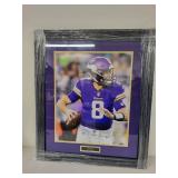 Framed Kirk Cousins Minnesota Vikings Photo Display