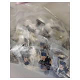 Large Lot of Patriotic American Flag Lapel Pins and Twin Towers Memorial Pins