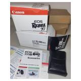 Canon EOS Rebel Ti 35mm SLR Camera with EF 75-300mm Lens and Accessories