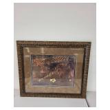 Framed Artwork by Aldag 2000 with Tribal Motif