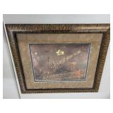 Framed Artwork by Aldag 2000 with Tribal Motif