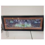 Super Bowl LII 2018 Framed Panoramic Photo Minneapolis Eagles Champions 44x16 in
