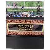 Super Bowl LII 2018 Framed Panoramic Photo Minneapolis Eagles Champions 44x16 in