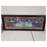Framed Super Bowl LII Panorama Photo Eagles Champions 42x16 in
