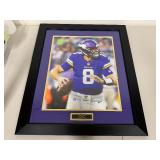 Framed Kirk Cousins Minnesota Vikings Photo Display