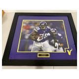 Adrian Peterson Framed NFL Rushing Titles Plaque 28x28 Inch Minnesota Vikings