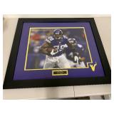 Adrian Peterson Framed NFL Rushing Titles Plaque 28x28 Inch Minnesota Vikings