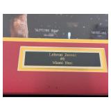 Framed LeBron James #6 Miami Heat Photo Display