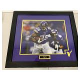 Framed Adrian Peterson Minnesota Vikings Memorabilia Photo
