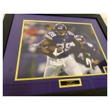 Framed Adrian Peterson Minnesota Vikings Memorabilia Photo