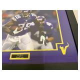 Framed Adrian Peterson Minnesota Vikings Memorabilia Photo