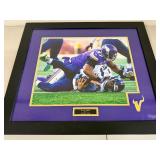 Framed Everson Griffen Minnesota Vikings Memorabilia Photo 24x29