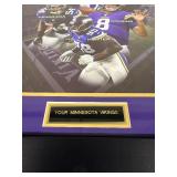 Framed Minnesota Vikings Player Collage 27x23