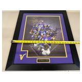 Framed Minnesota Vikings Player Collage 27x23