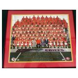 Framed Kansas City Chiefs Super Bowl Team Photograph 28x28