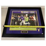 Framed Stefon Diggs #14 Minneapolis Miracle Vikings Photo