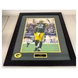 Framed Aaron Rodgers #12 Green Bay Packers Memorabilia Photo