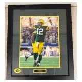 Framed Aaron Rodgers #12 Green Bay Packers Memorabilia Photo