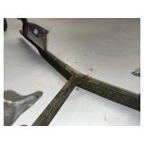 Vintage Wooden Tri-Fold Duck Decoy with String Mechanism