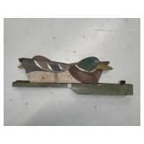 Vintage Wooden Folding Duck Decoy Hand-Painted