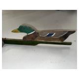 Vintage Wooden Folding Duck Decoy Hand-Painted