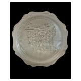 Vintage Iris & Herringbone Crystal Dinnerware Set - 185 Pieces