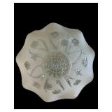 Vintage Iris & Herringbone Crystal Dinnerware Set - 185 Pieces