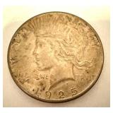 1925 Peace Silver Dollar Coin