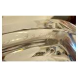 LR - Vintage 1939 Orrefors Signed Art Glass Bowl 2251/4