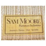 LR - Vintage Sam Moore Barrel Club Chair with Cane Sides