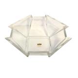 LR - Mikasa Vintage Crystal Art Deco Bowl