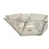LR - Mikasa Vintage Crystal Art Deco Bowl