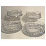 LR - Set of 4 Vintage Gorham Nachtmann Lead Crystal Bowls