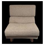 Mid-Century Lounge Chair with Ottoman