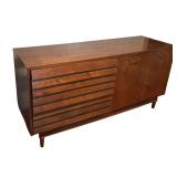 LL- Vintage Mid Century Modern American of Martinsville Sideboard Buffet Server