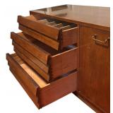LL- Vintage Mid Century Modern American of Martinsville Sideboard Buffet Server