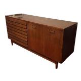 LL- Vintage Mid Century Modern American of Martinsville Sideboard Buffet Server