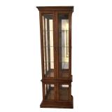 Vintage Glass Display Cabinet with Shelves