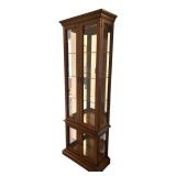 Vintage Glass Display Cabinet with Shelves