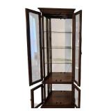 Vintage Glass Display Cabinet with Shelves