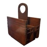 Vintage Wooden Magazine Stand