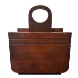 Vintage Wooden Magazine Stand