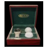 Top Flite Watch and Golf Ball Set in Display Case